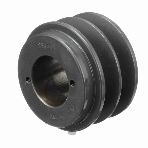 2 Groove Cast Iron Fhp - Finished Bore Sheave, 2BK36X 1 3/8